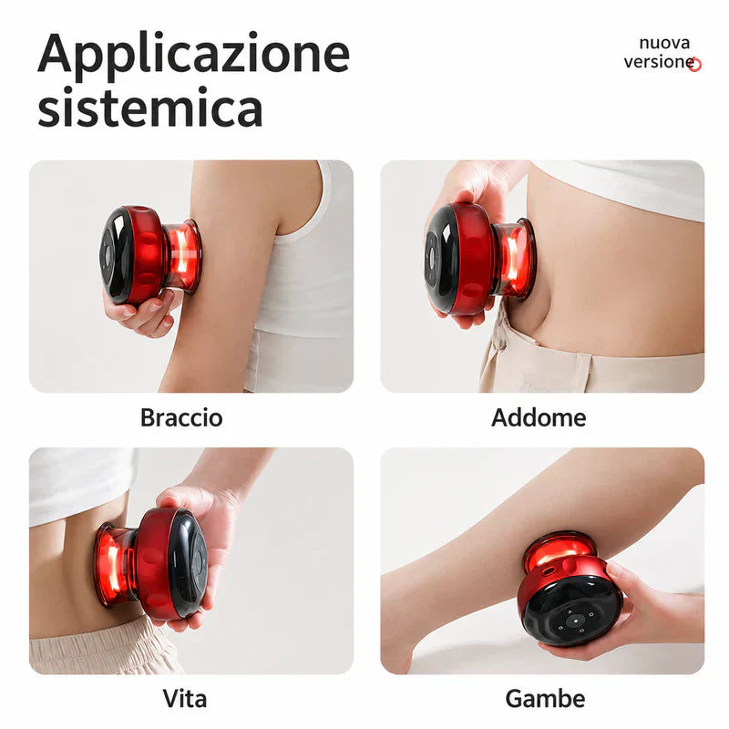 Massaggiatore a Coppette con Calore